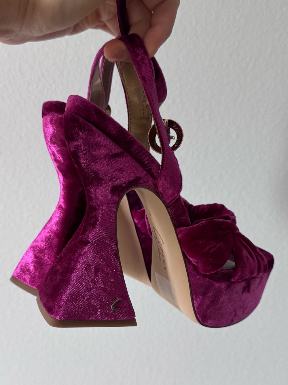 Circus by Sam Edelman Audrea Fuchsia Magenta Pink Women's Pumps Heels - Picture 7 of 11